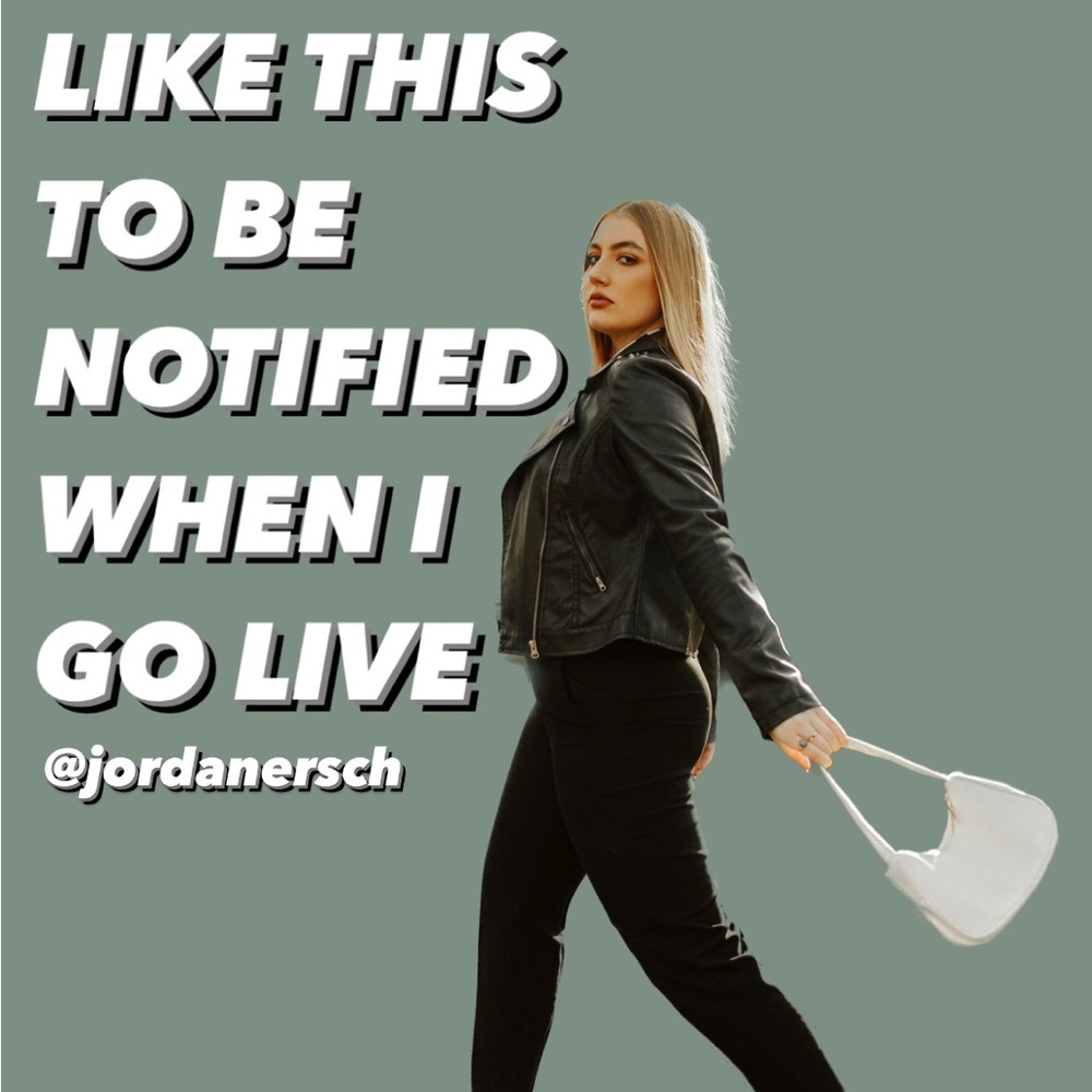 POSH SHOW: like this post to be notified when I go live - Picture 1 of 2